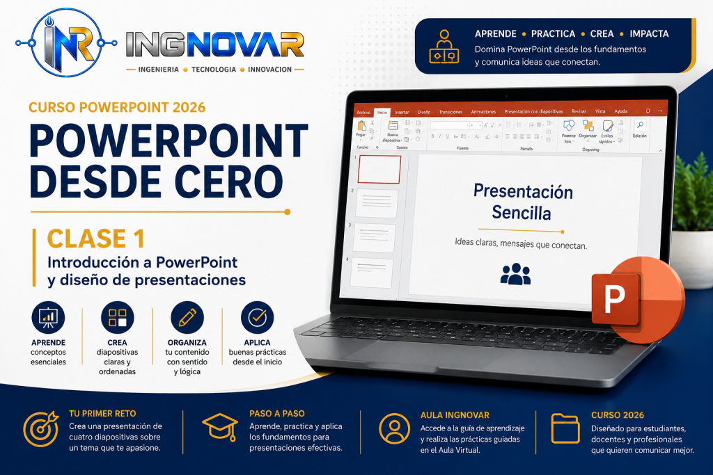 Introducción a PowerPoint y diseño de presentaciones - Clase 1 INGNOVAR