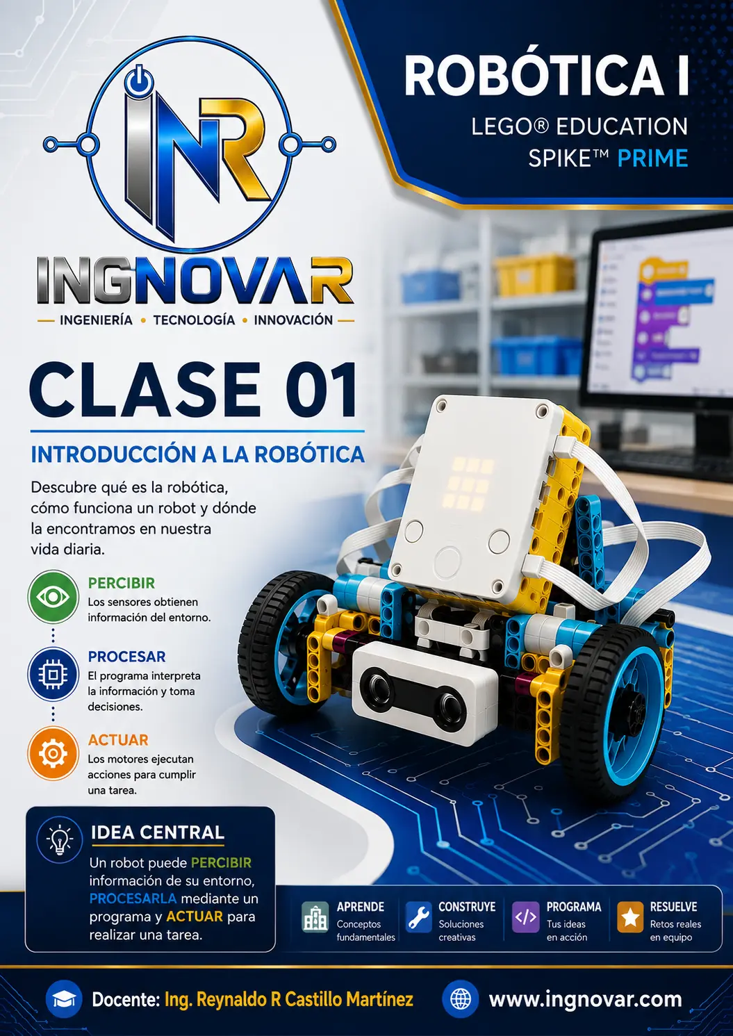 Introducción a la robótica educativa con LEGO Education SPIKE Prime