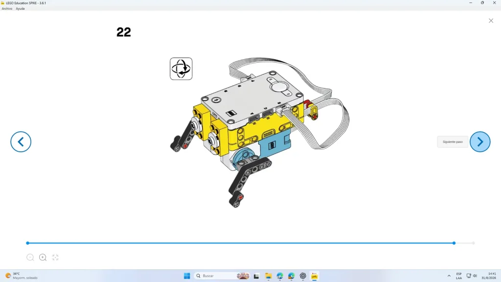 Prototipo de Carrera de saltadores con LEGO Education SPIKE Prime